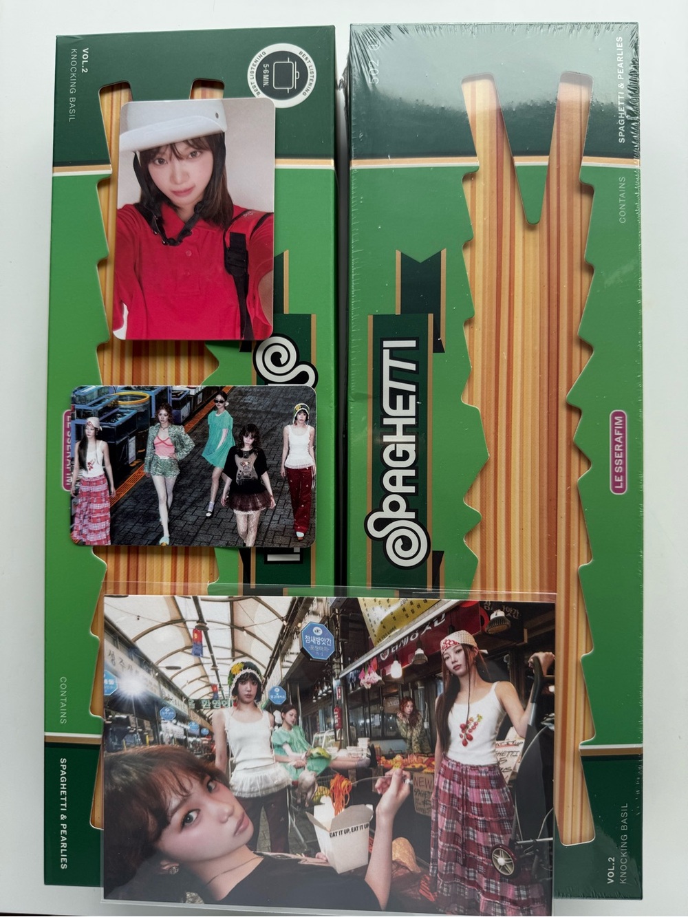 NEW Le Sserafim spaghetti album set